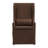 Baxter Concrete Veneer Top Dining Table And Slipcovered Wingback Parson Chairs Set - Stripe Concrete Veneer Top Table, Fabric Cover Chairs-173631506