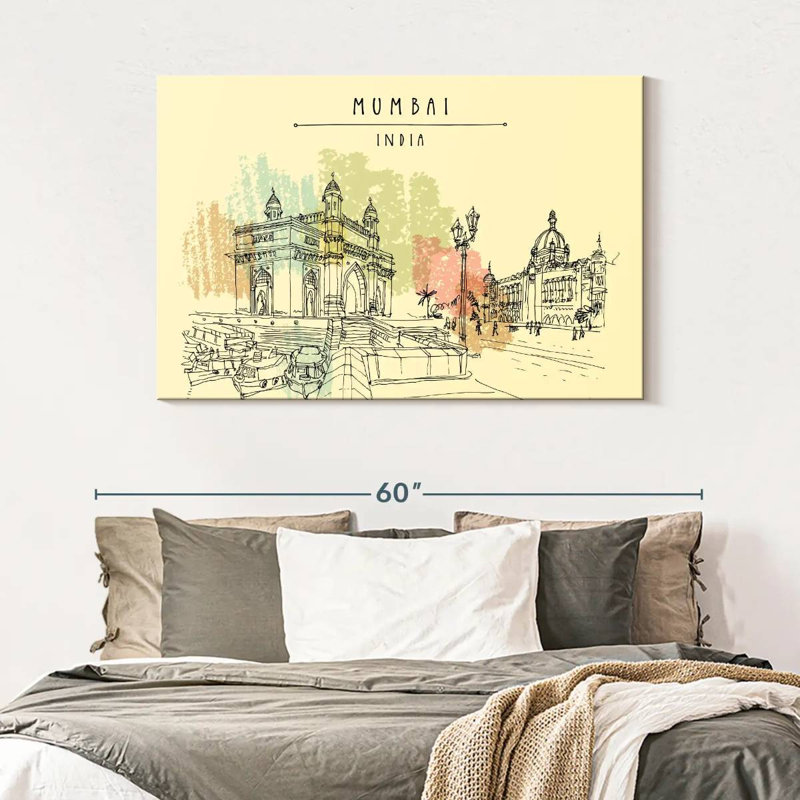 Nicci Mumbai, 32" H x 48" W