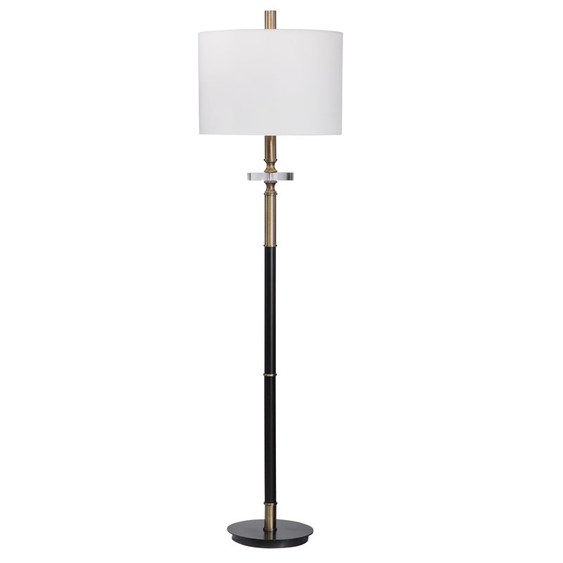 Warfield 67'' Brass Traditional Floor Lamp