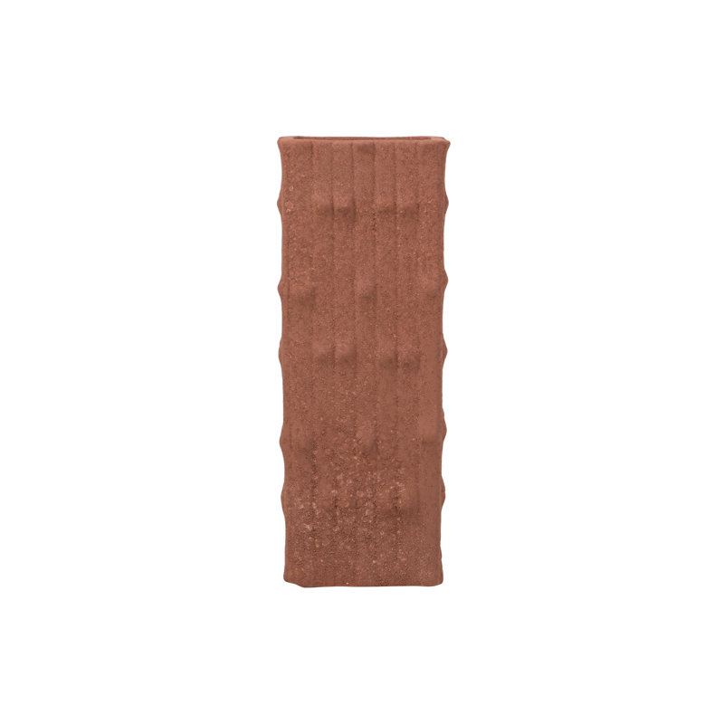 Ceramic / Porcelain Table Vase, 41cm H x 14cm W x 14cm D, Brown