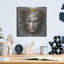  «Earth Face 2» par Rey Klimt, art mural en métal, 12 po x 12 po-1260301888