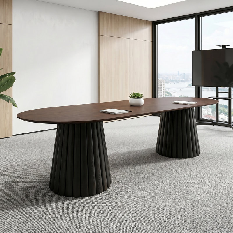 Table de réunion Cady, Walnut
