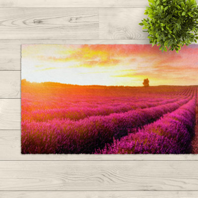 Fußmatte Modern Printed - Waschbare Türmatte bedruckt Läufer