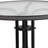 28'' Round Metal Table with Rattan Edging and 2 Rattan Stack Chairs-374904534