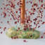 Genuine Garnet Gemstone Willow Tree On Fluorite Base (12")