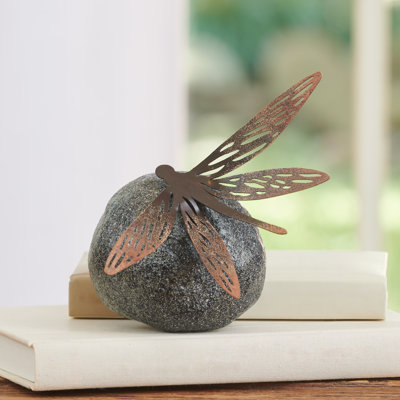 5"H Dragonfly Décor