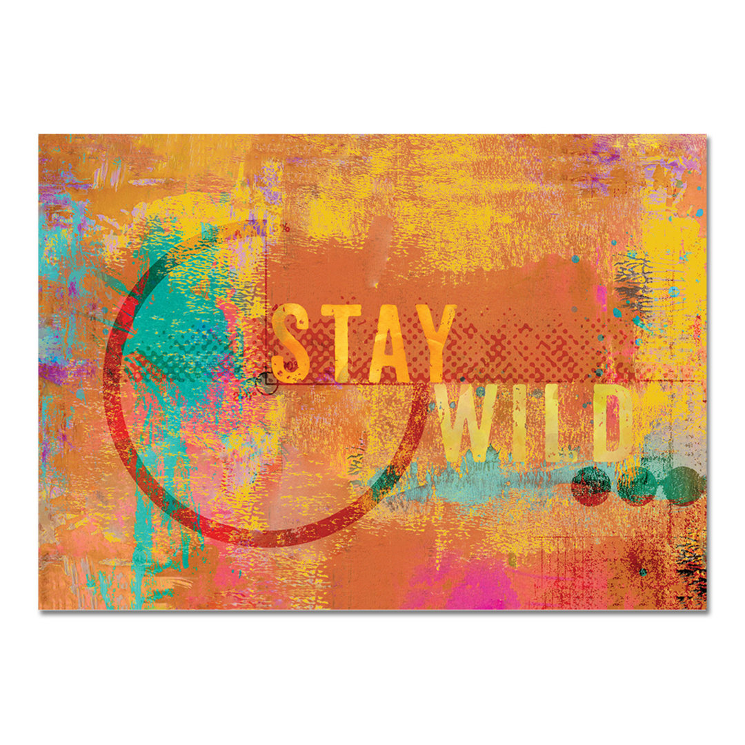 Acrylbild Stay Wild von Andrea Haase