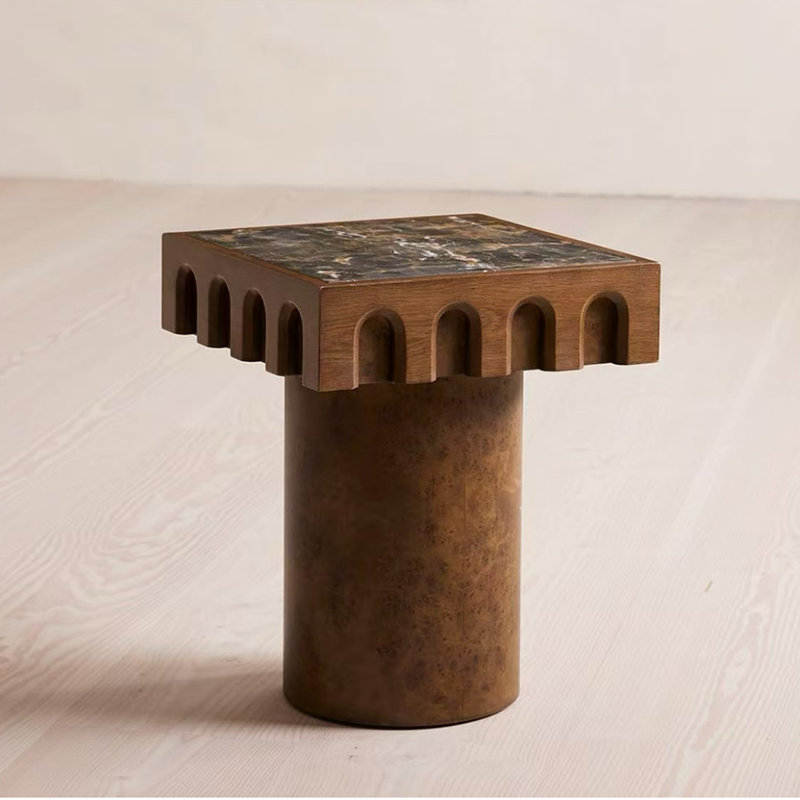 Table de bout en bois manufacturé moderne