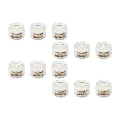 Haight 3 Oz Scented Glass Jar Sweet Vanilla Bliss - Set Of 4