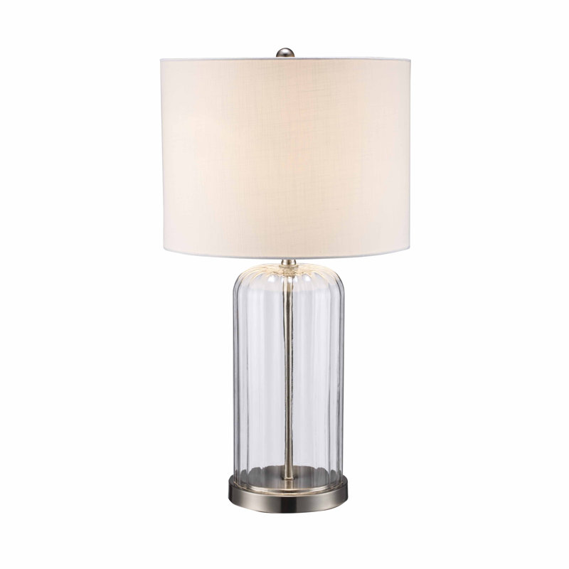 Lampe de table en nickel brossé 24,125 po Chatham
