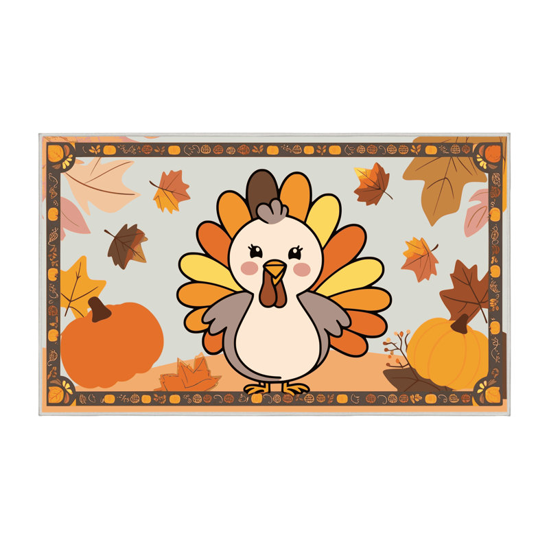 Tapis de Noël East Urban Home, Rectangulaire 8 pi x 10 pi