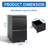 2 Drawer Metal Mobile File Cabinet-976146921
