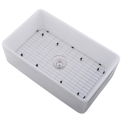 33'' L Single Bowl Fireclay Kitchen Sink