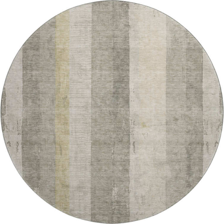 Premium Machine Washable Mehara AMF1689 Stripes Rug