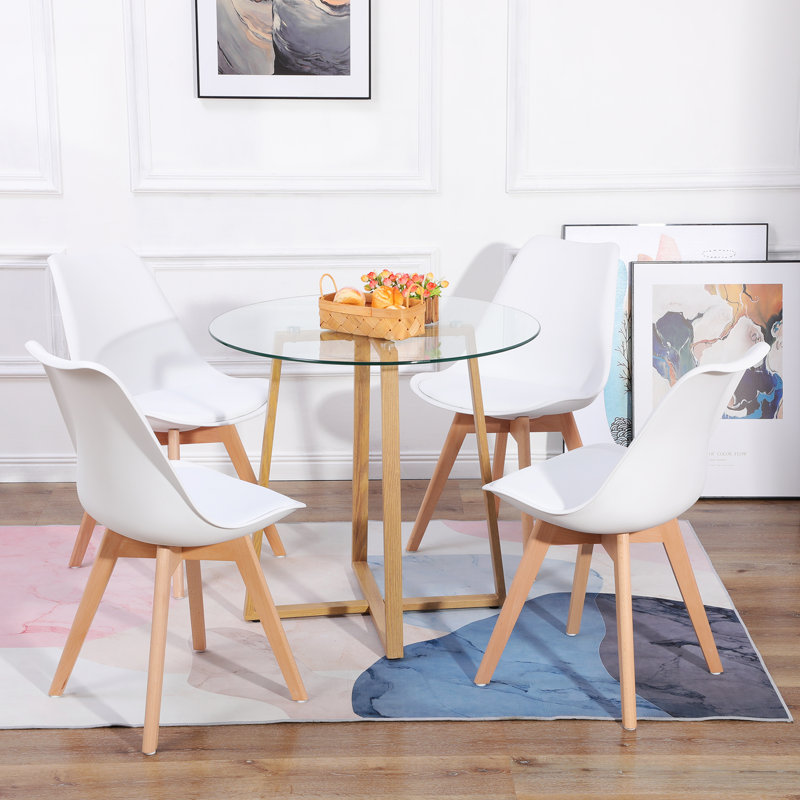 Ignacio 4 - Person Dining Set, White