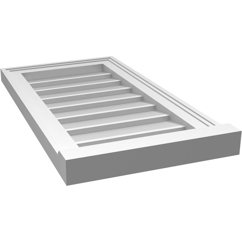 Cadre de seuil Brickmould, brun clair apprêté, H 26 po x l 14 po x P 2 po