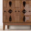 Buffet 60,5 "Mid Century Buffet avec 4 portes et tablettes réglables