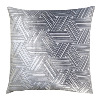 Entwined Square Velvet Pillow Cover & Insert