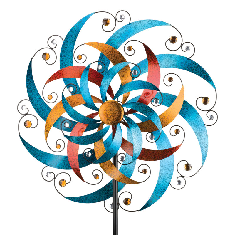Weather Resistant Metal Abstract Rotator