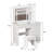 Elegant and Functional China Cabinet with Glass Doors, Fixed Shelves, and Stylish Design for Living Room or Dining Room Storage-1827132654