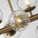 Faustena 16-Light Dimmable Bubble Glass Golden Sputnik Modern Linear Chandelier