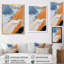 Orange tristesse - peinture abstraite, art mural, salon-1611543041-1611543040
