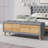 Banc de rangement en lin Devhan-187989174