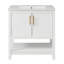 Meuble-lavabo de 30 pouces avec lavabo en céramique et beaucoup de rangement-1439962479