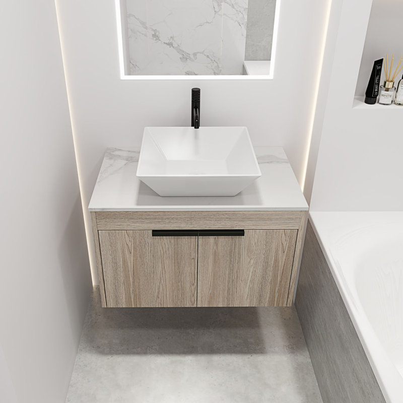 Ensemble de meuble-lavabo mural Modern Float