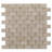 Carreau de mosaïque pour mur et plancher en marbre brique Crema Marfil Addieville 1 po x 2 po