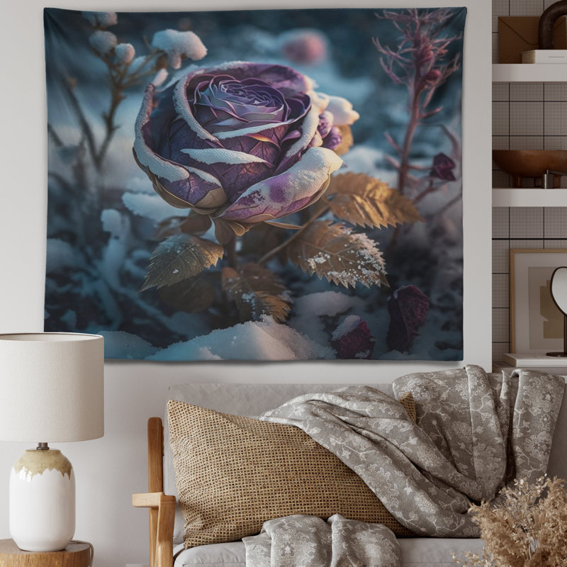 - Tapisserie murale florale et botanique, H 50 po x l 60 po