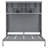 Queen Size Murphy Wall Bed with Top Shelves, USB Charging & Space-Saving Foldable Design, Gray-121931920