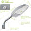 Photocellule imperméable d'extérieur 144 lumières à DEL Dusk to Dawn IP65