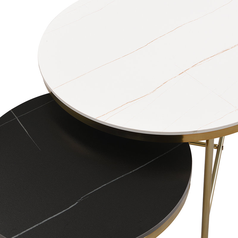 Ensemble de tables basses gigognes 2 pièces Modern Modern