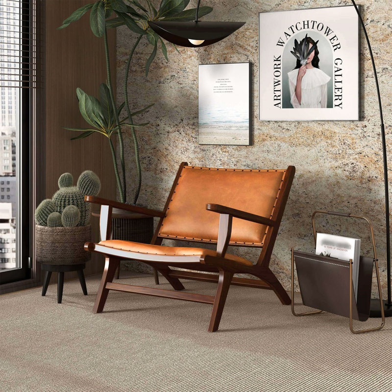 Fauteuil en cuir Daniel