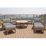 Monterey Outdoor 7 - Piece Teak Conversation Set