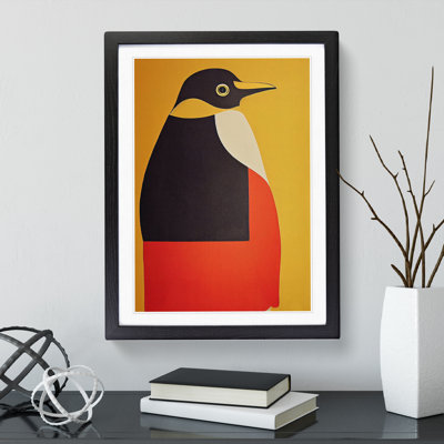 Modern Abstract Penguin No.2 - Framed Print