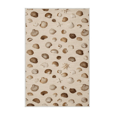 Tapis hawaïen lavable Seashells