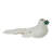 Handmade Hand Felted Wool Cream Dove Christmas Tree Topper 