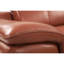 Cuir inclinable électrique avec pieds en acier inoxydable Siège inclinable à grain supérieur Bois franc séché au four