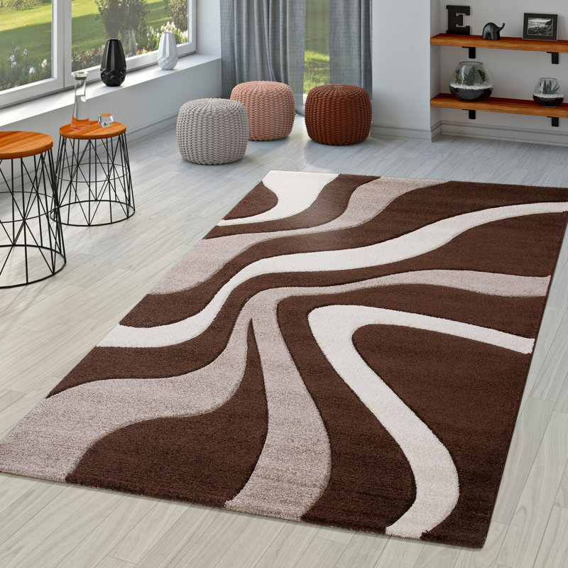 Tapis en polypropylène tissé à la machine Jase, Rectangle 5 pi 3 po x 7 pi 7 po