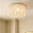 Hassler 4-Light Crystal Flush Mount Ceiling Light