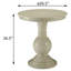 Table d'appoint avec base piédestal