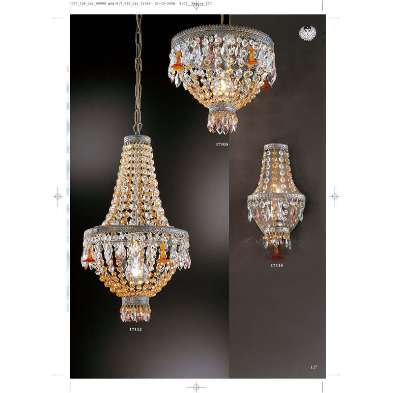 1 - Light Silberblau-antik Chandelier Pendant