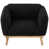 Black Boucle Fabric