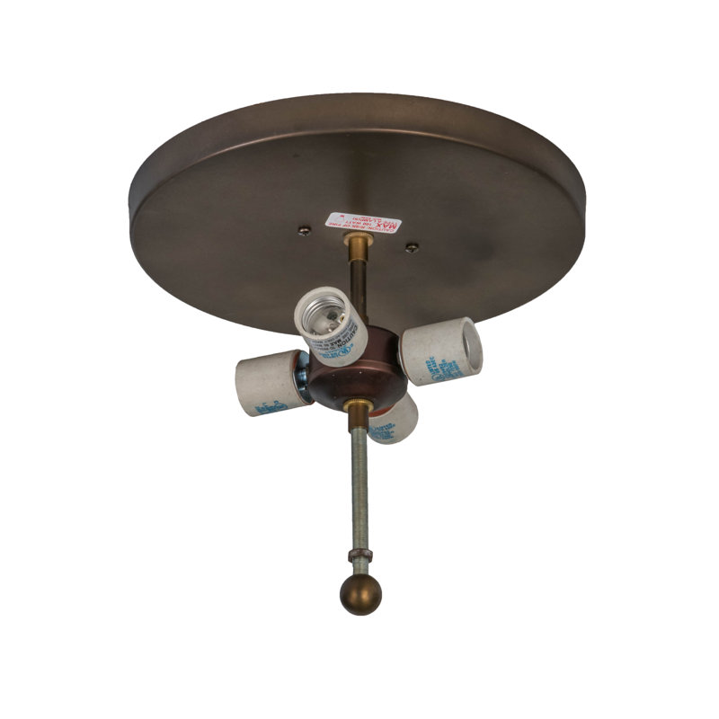 Rustic Lodge 4 - Light Flush Mount