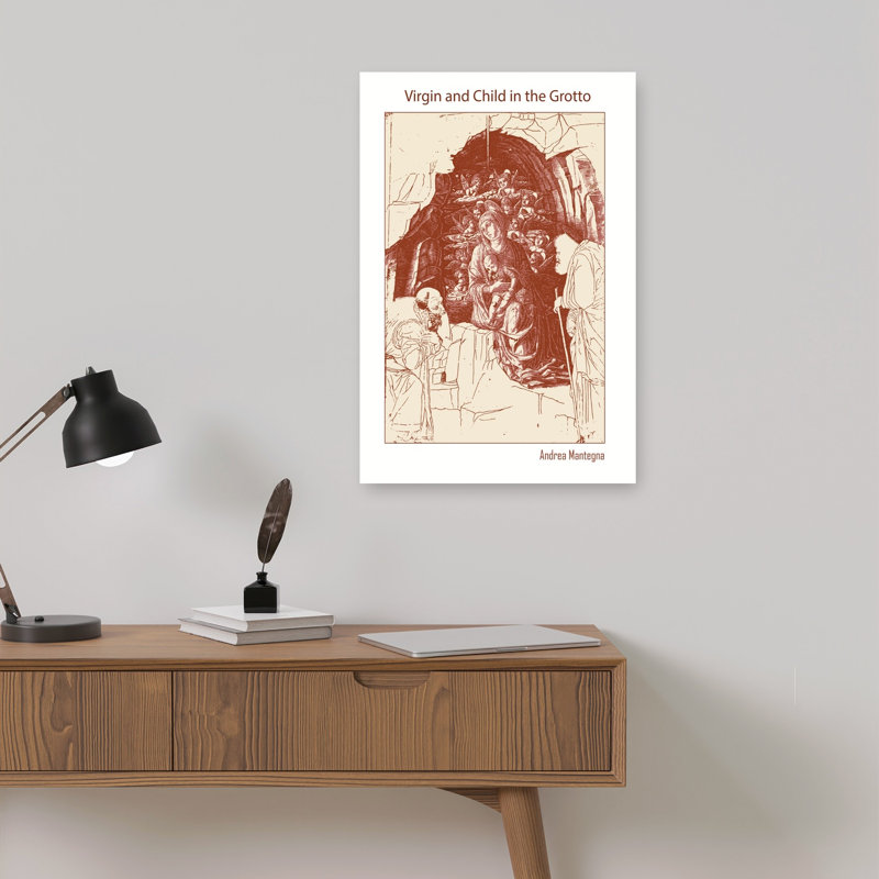 Adoration In The Grotto Traditional Abstract Contemporary Wall Art Print 1 Piece Wrapped Canvas Wall Art