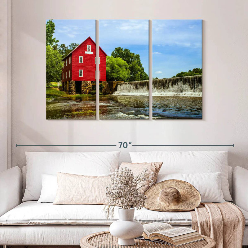 Lilie Starr's Mill, 32" H x 50" W