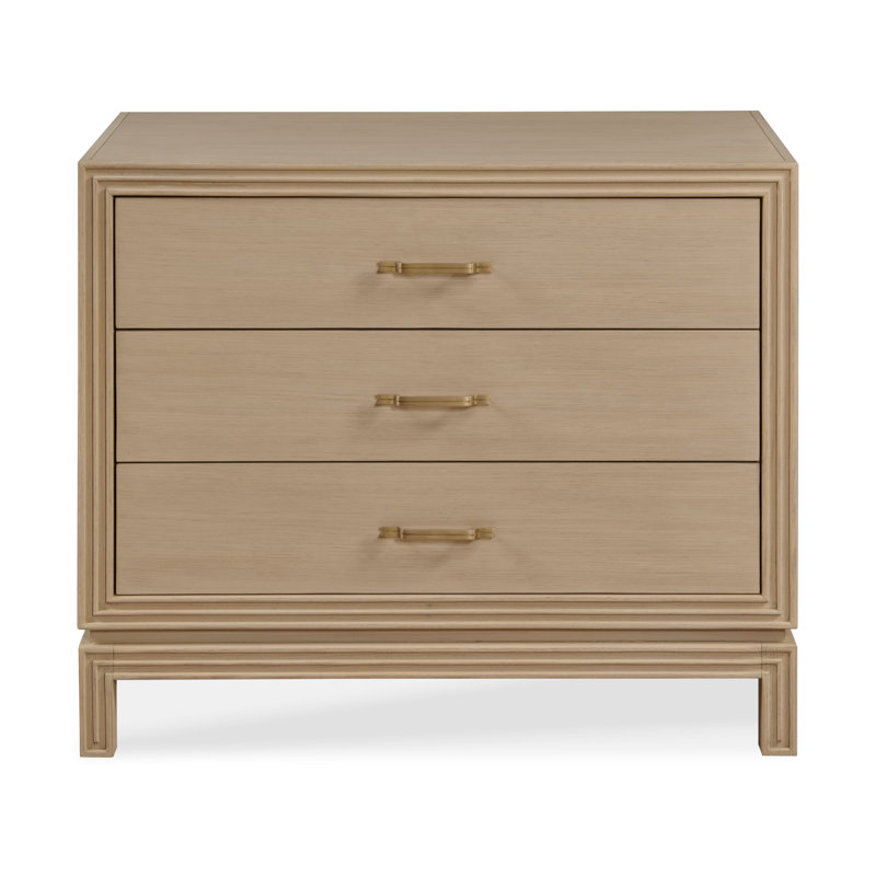 Grande table de chevet 3 tiroirs Lewis
