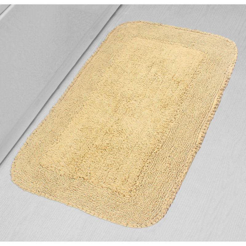 Maytham Bath Rug, Yellow, Rectangle - 24" W x 40" L